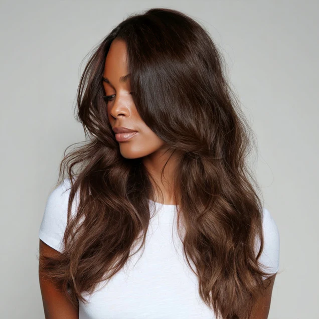 Silk Seam Clip-In, Chocolate Brown